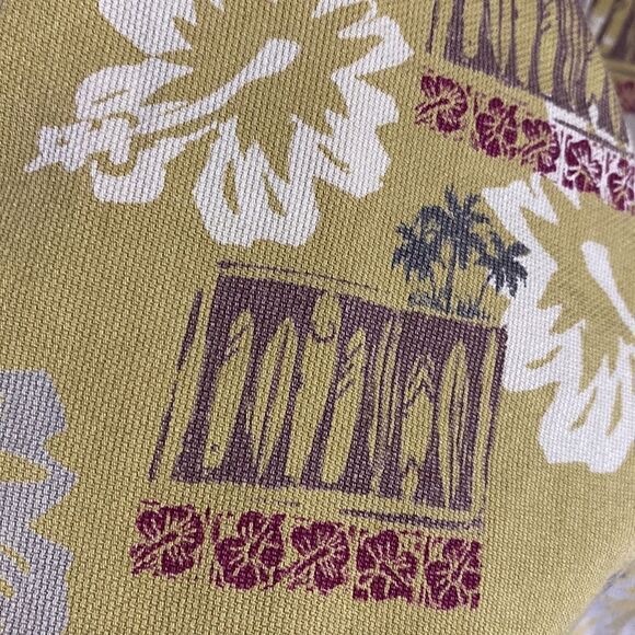 COLUMBIA Hawaiian Print Surfboards Palm Trees Shirt - Picture 6 of 8